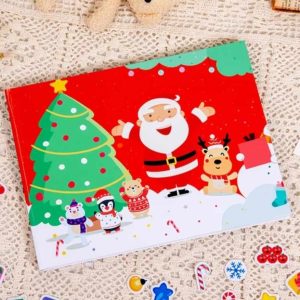 Christmas Quiet Educational Jelly Sticker Activity Book