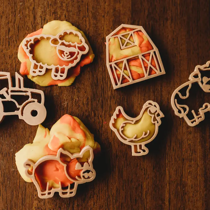 Farm Cutter Set<BR>Eco Playdough Set - Image 4