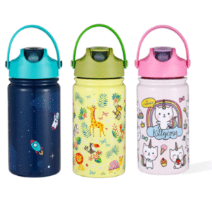 Stainless Steel 450ml Bottles x 2 (Double Up October)