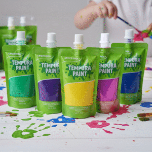 Aureuo Washable Tempura Paint Set <BR>(5 different colours)