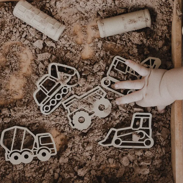 Construction Vehicle Cutter Set<BR>Eco Playdough Set