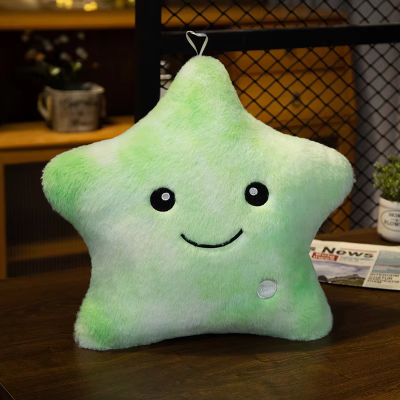 Glow Star LED Plush Pillow – Glitter - Image 2