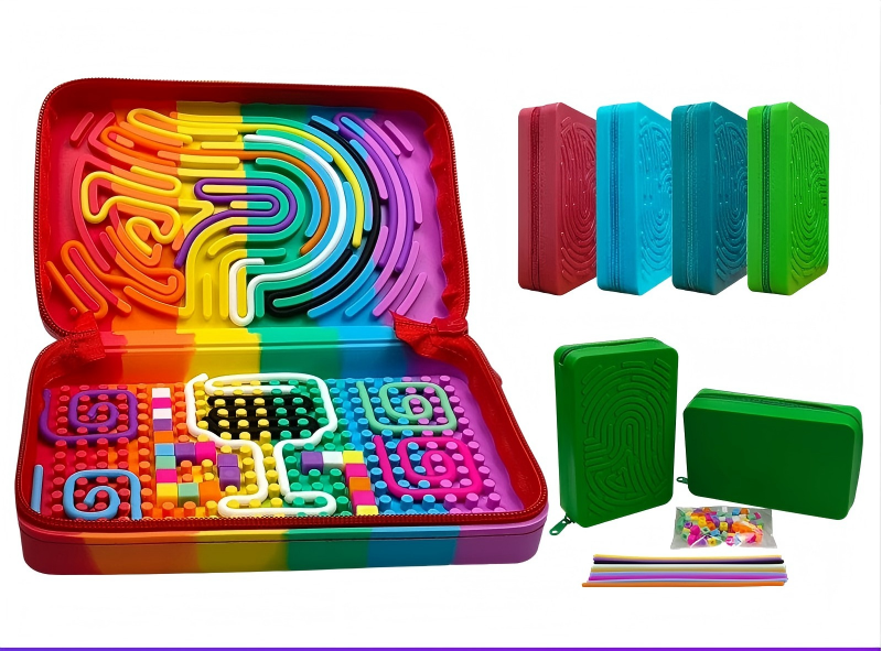 Double Sided Sensory Activity Silicone Case