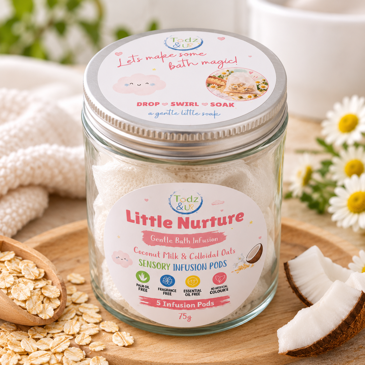 Little Nurture Bath Infusion Pods (3 x 25g)